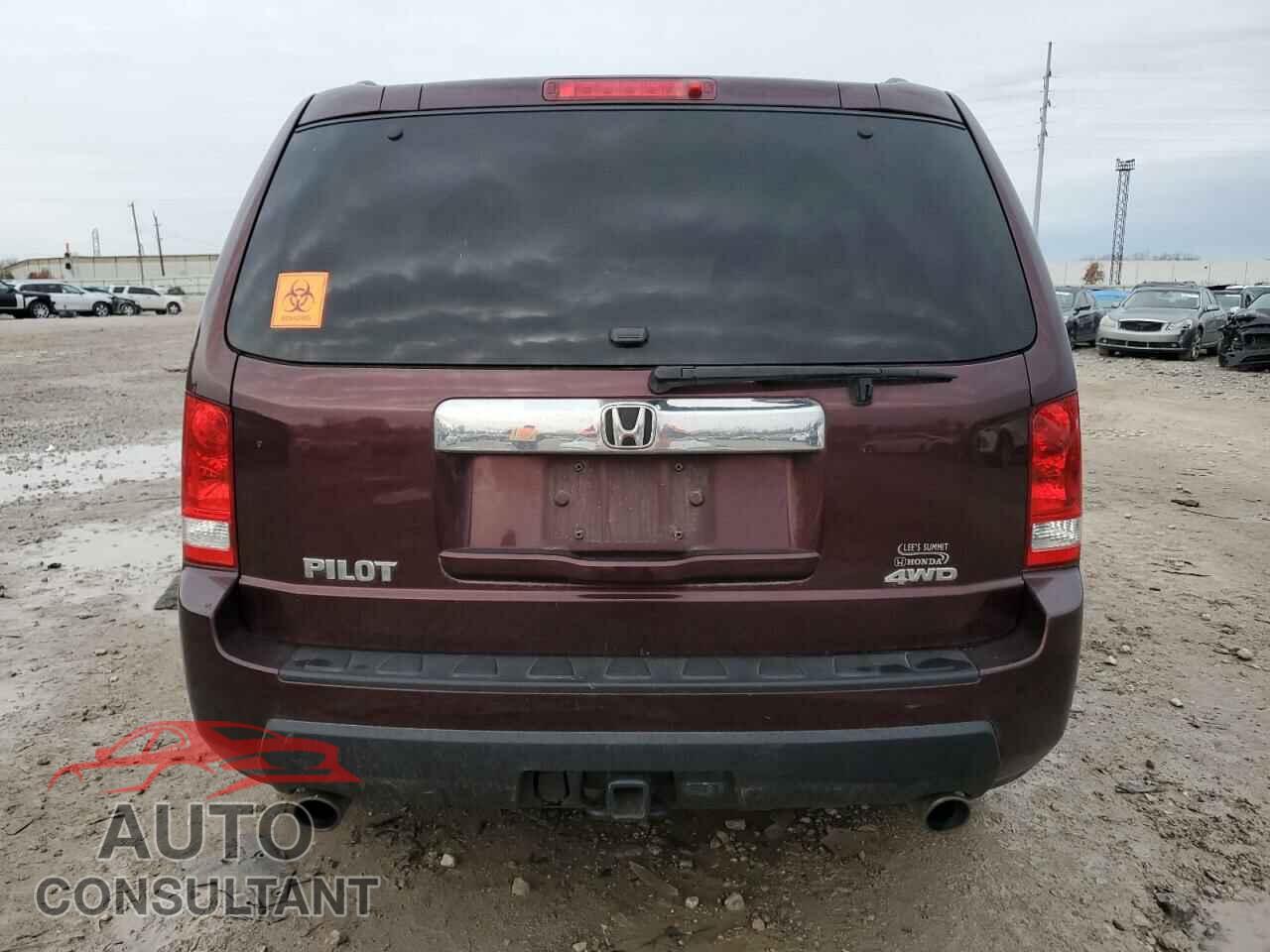 HONDA PILOT 2011 - 5FNYF4H44BB059086