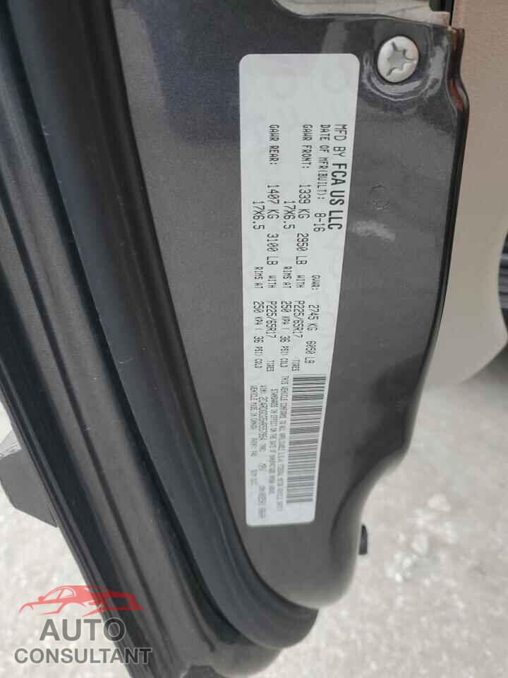 DODGE CARAVAN 2017 - 2C4RDGCG5HR557954