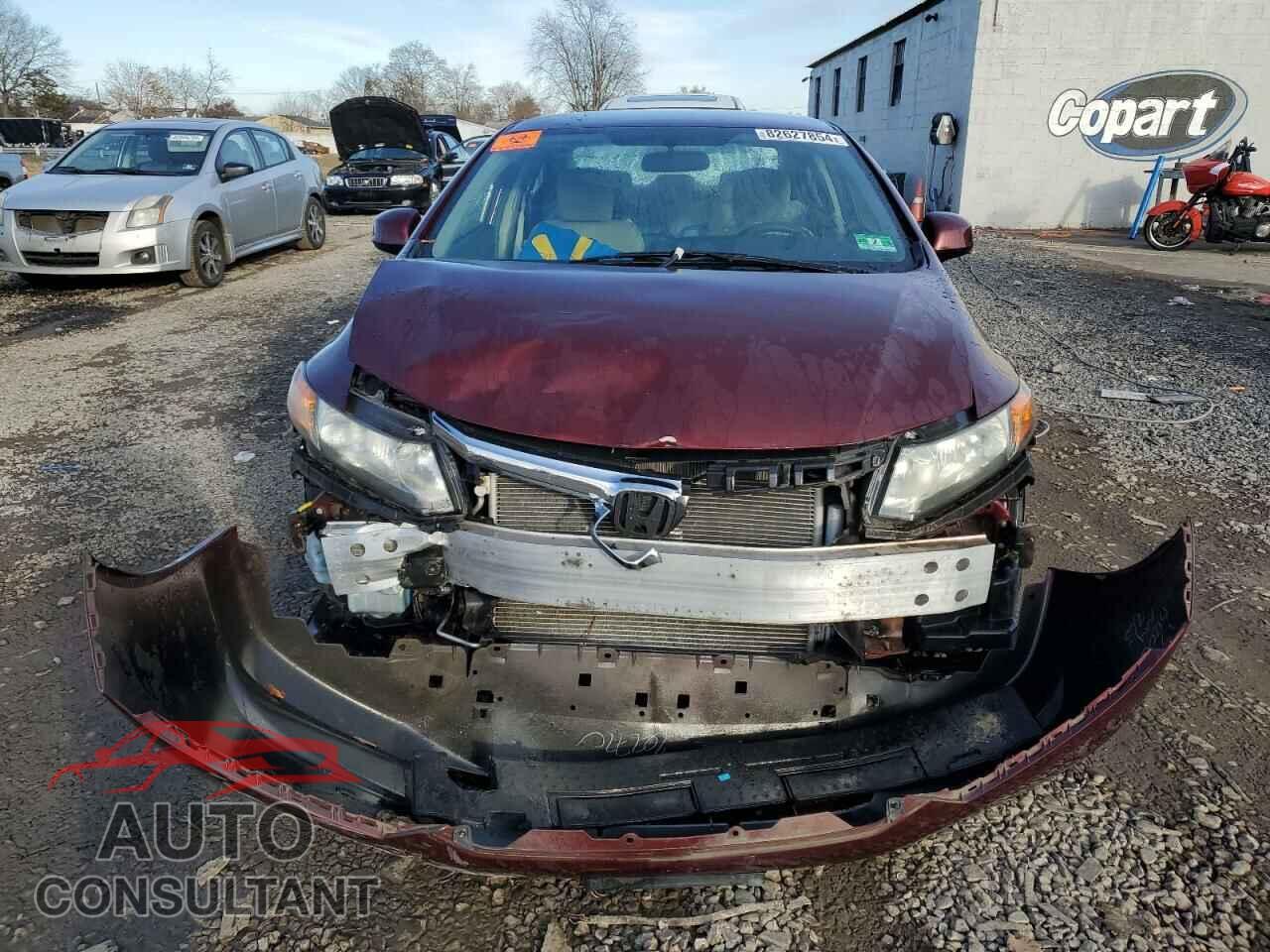 HONDA CIVIC 2012 - 19XFB2F56CE322818