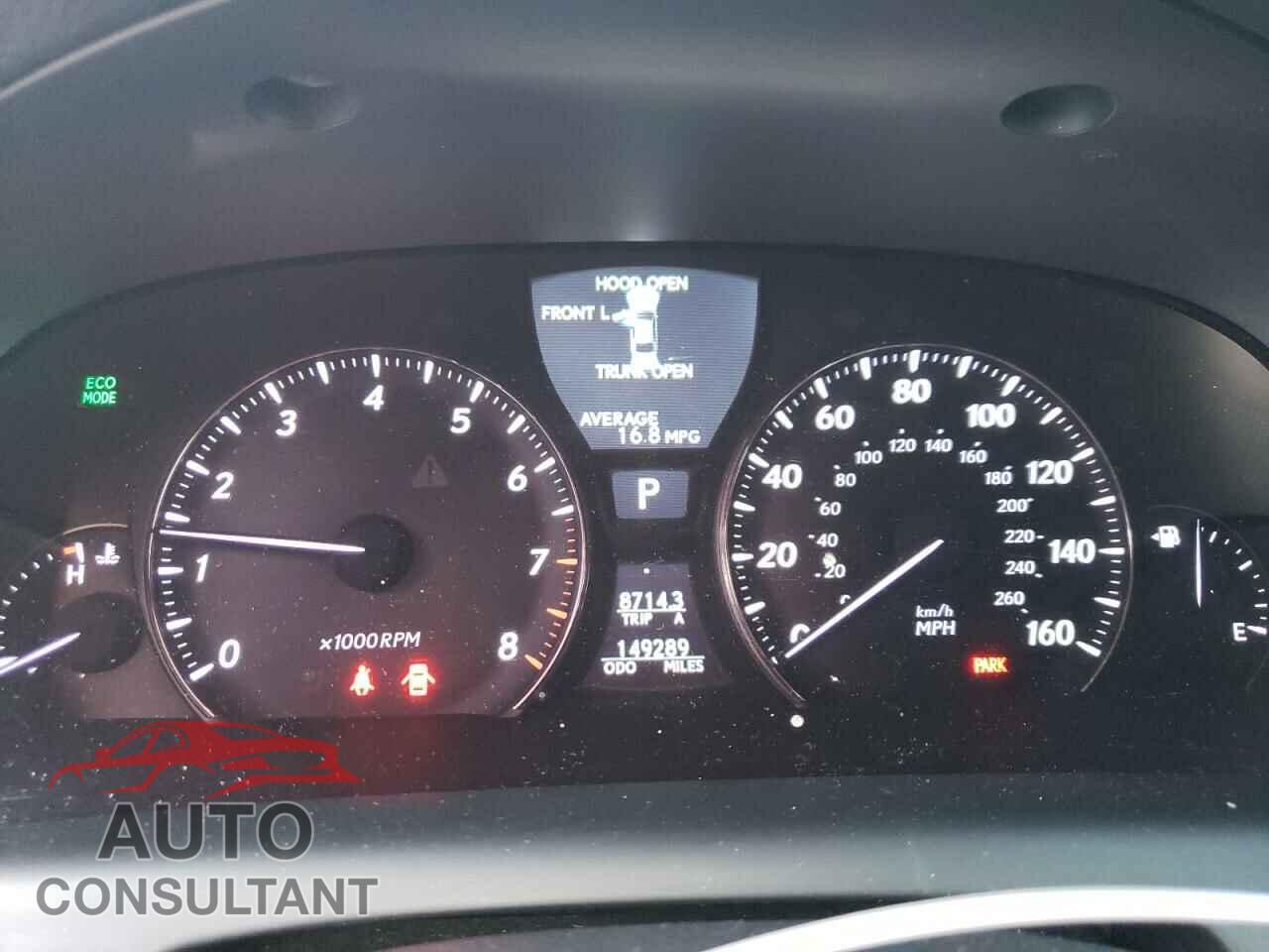 LEXUS LS460 2010 - JTHCL5EF1A5006729