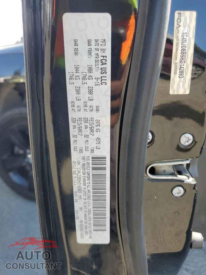 JEEP COMPASS 2017 - 1C4NJDBB9HD142893