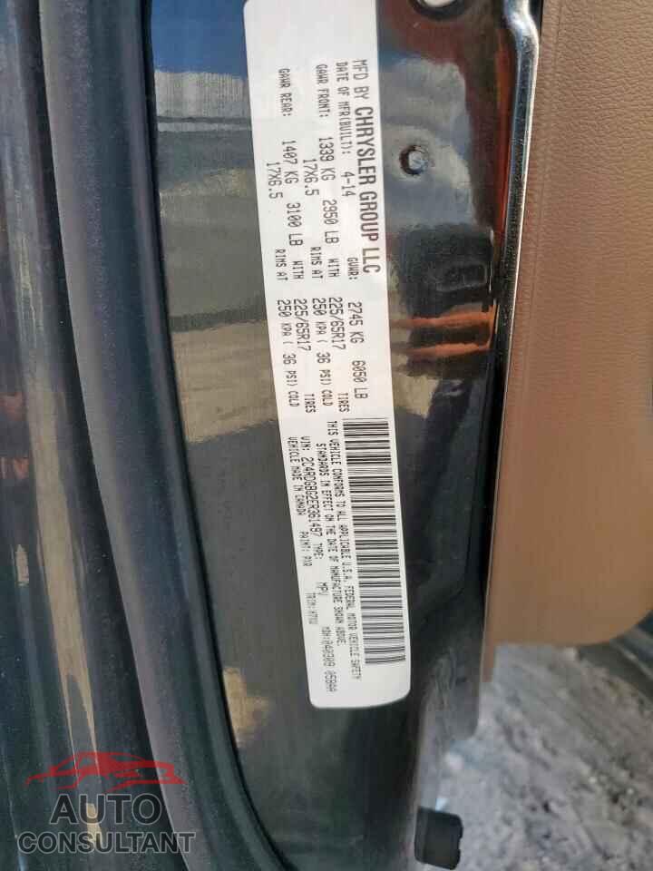 DODGE CARAVAN 2014 - 2C4RDGBG2ER361497