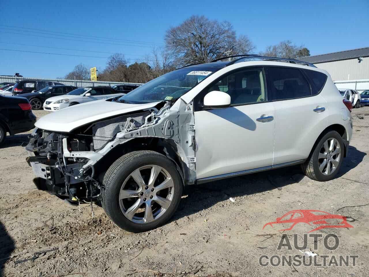 NISSAN MURANO 2012 - JN8AZ1MW3CW234587