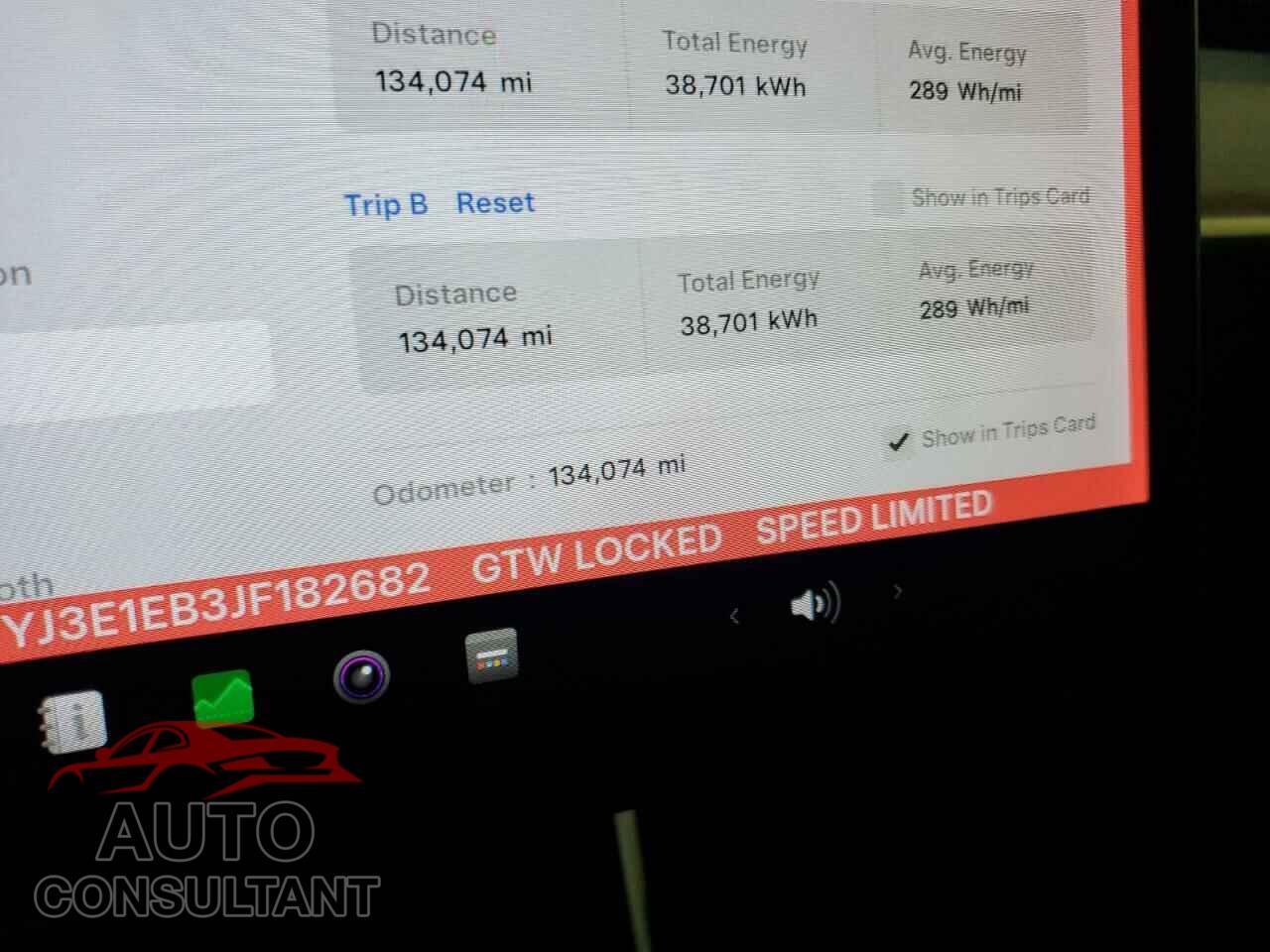 TESLA MODEL 3 2018 - 5YJ3E1EB3JF182682