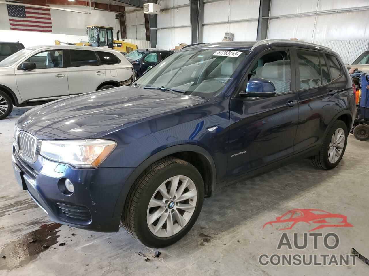 BMW X3 2016 - 5UXWY3C5XG0N87621