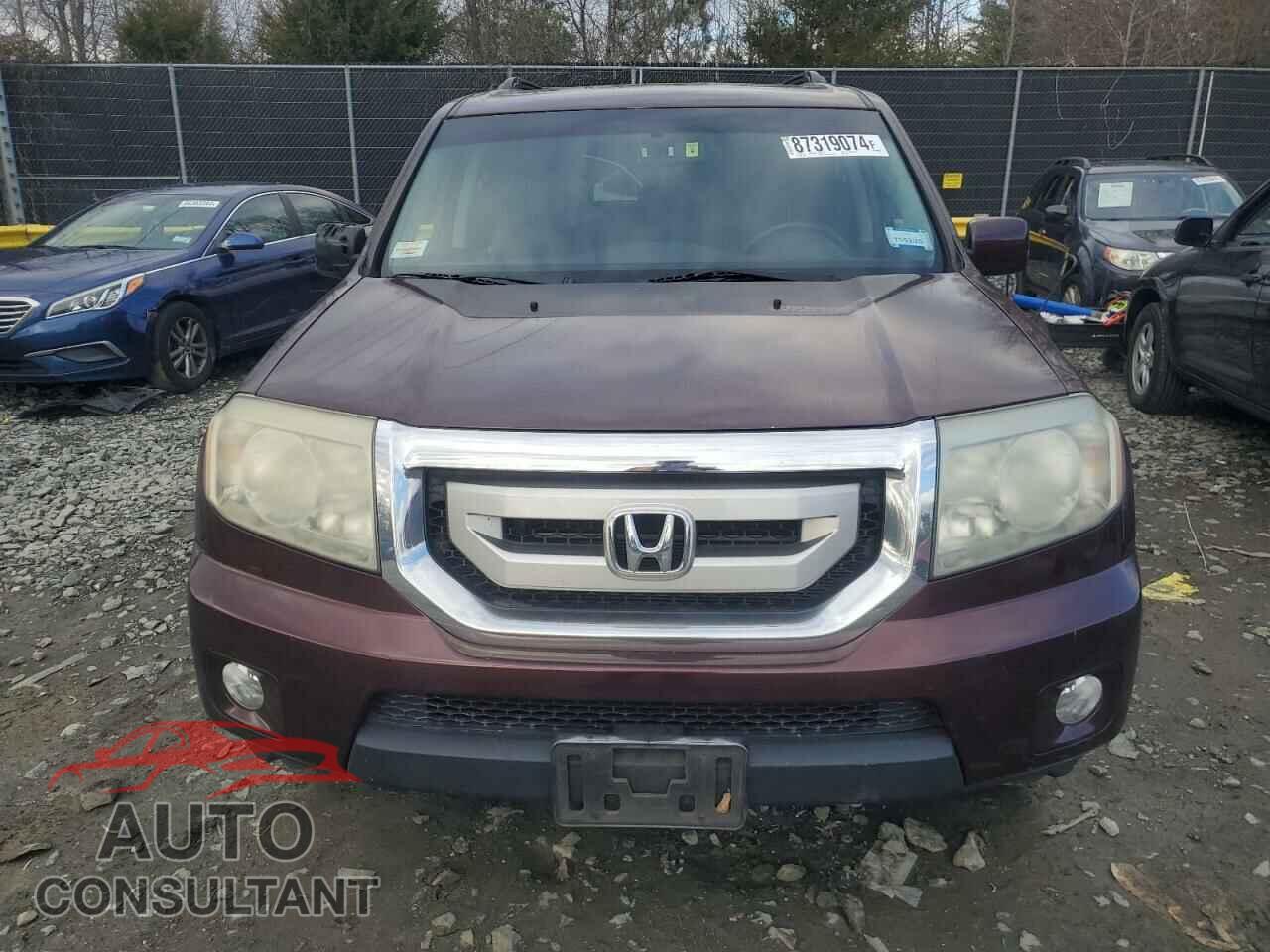 HONDA PILOT 2011 - 5FNYF4H54BB037193