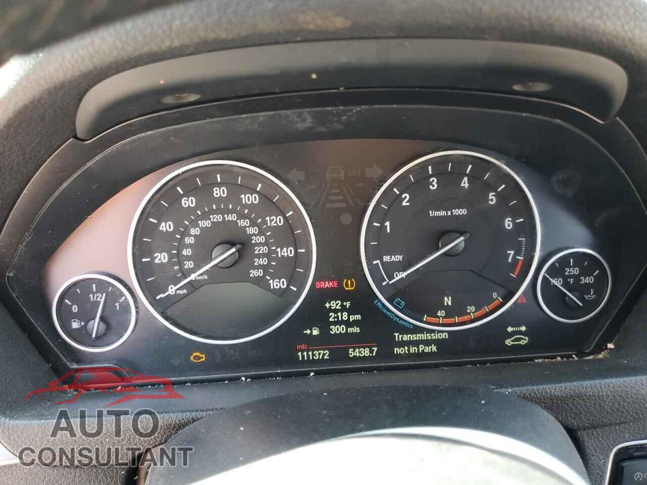 BMW 3 SERIES 2013 - WBA3B5C59DJ599022