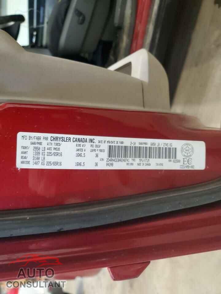 DODGE CARAVAN 2010 - 2D4RN4DE8AR248741