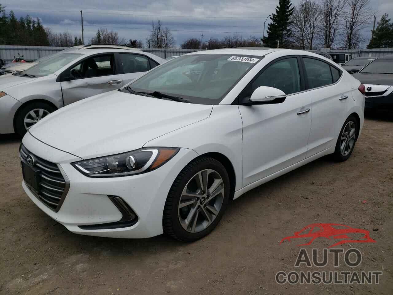 HYUNDAI ELANTRA 2017 - KMHD84LF9HU313985