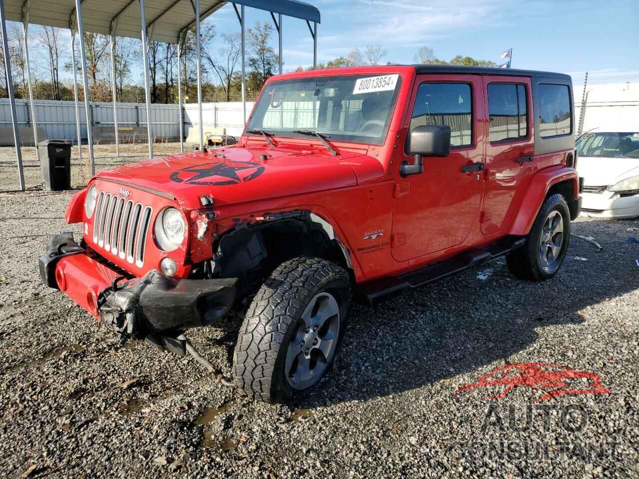 JEEP WRANGLER 2017 - 1C4BJWEG4HL516595