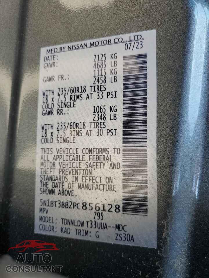 NISSAN ROGUE 2023 - 5N1BT3BB2PC856128