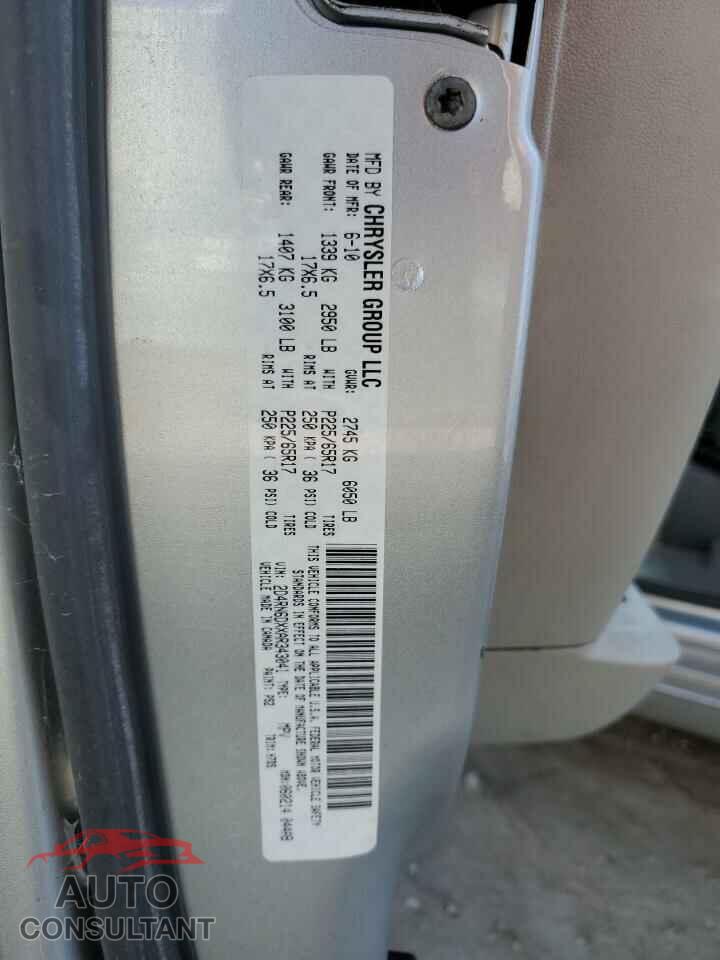 DODGE CARAVAN 2010 - 2D4RN6DXXAR343041