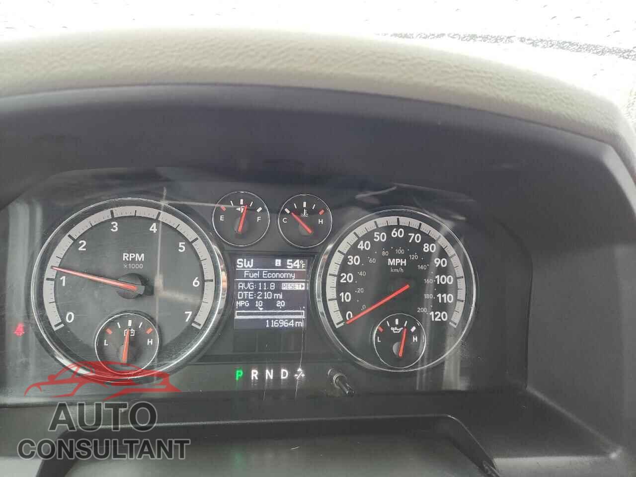 DODGE RAM 1500 2012 - 1C6RD7LT0CS324625