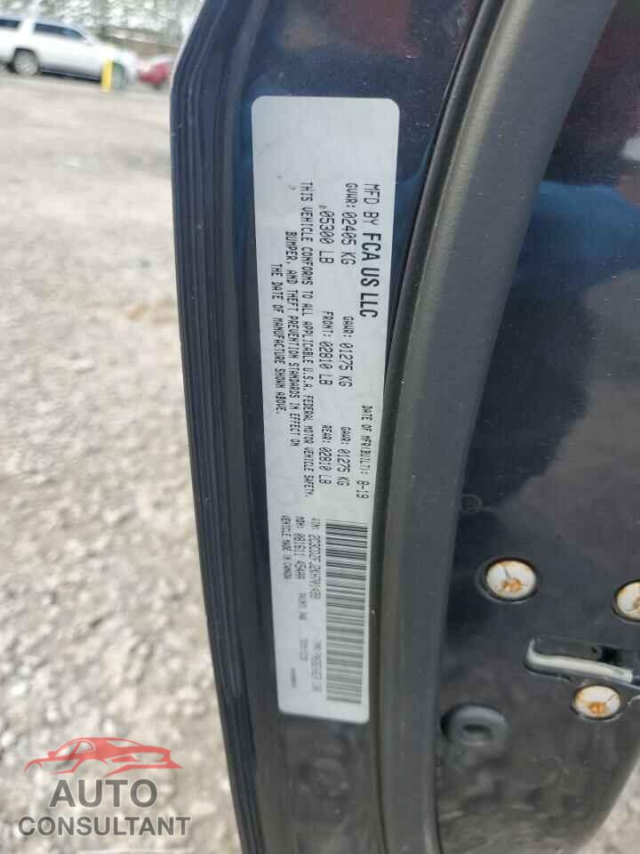 DODGE CHALLENGER 2019 - 2C3CDZFJ2KH701499