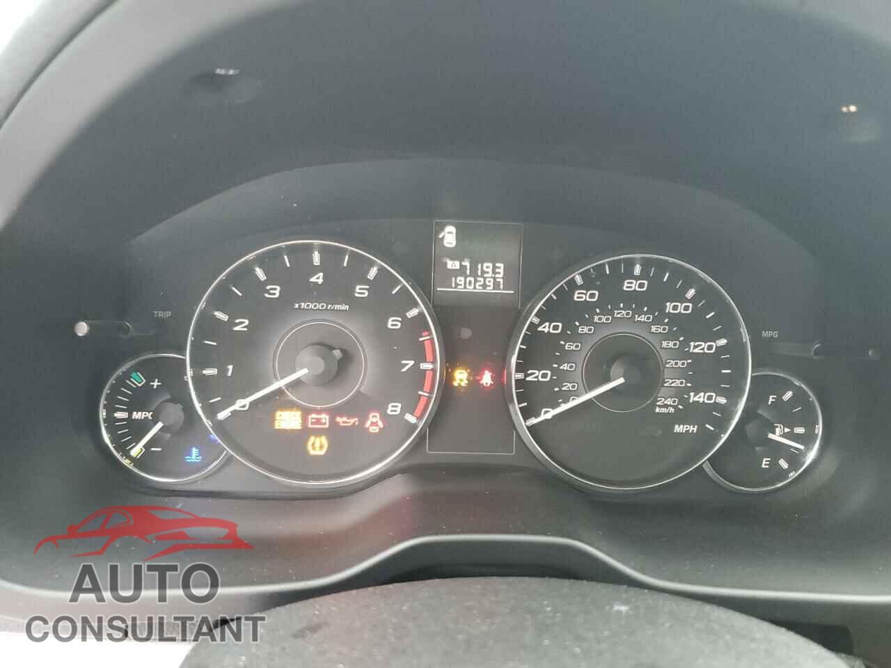 SUBARU OUTBACK 2011 - 4S4BRBAC1B1361247
