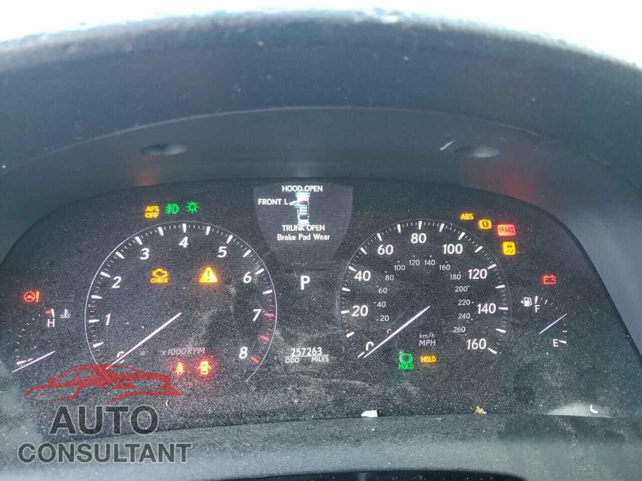 LEXUS LS460 2010 - JTHBL5EF9A5099690