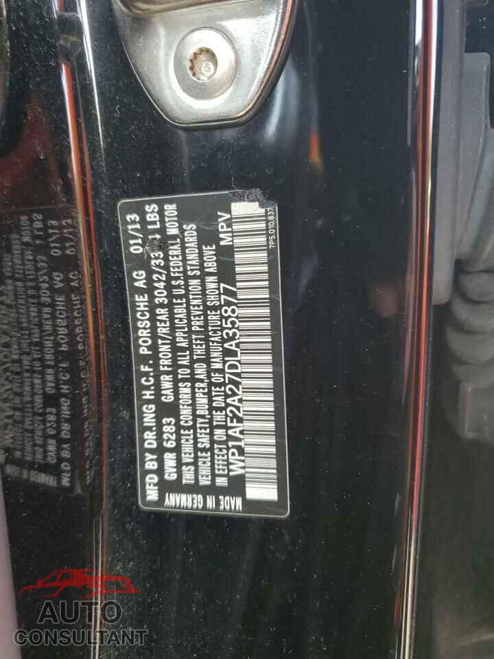 PORSCHE CAYENNE 2013 - WP1AF2A27DLA35877