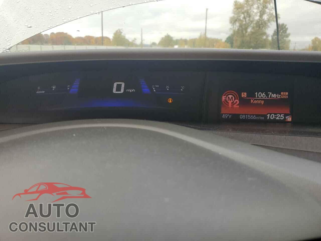 HONDA CIVIC 2012 - 19XFB2F93CE312072