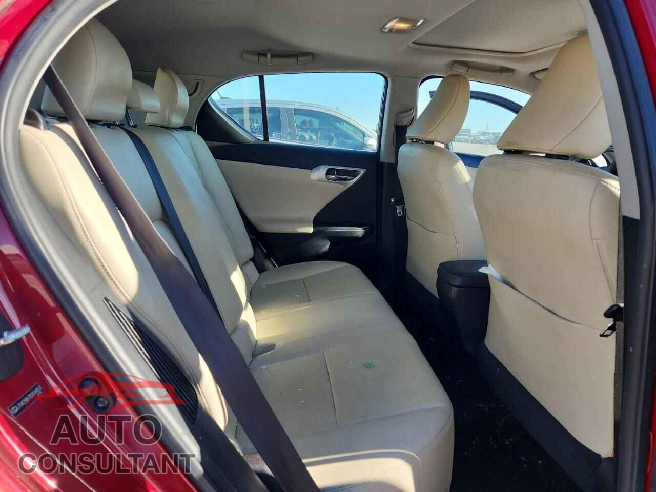 LEXUS CT 200 2011 - JTHKD5BH7B2004453