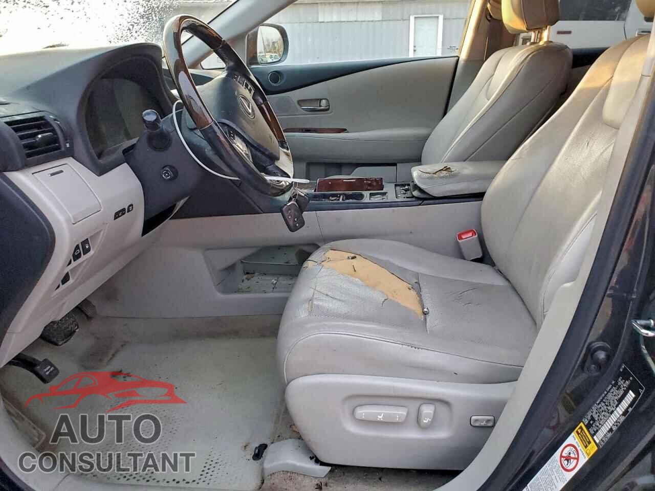 LEXUS RX350 2010 - 2T2BK1BA0AC002722