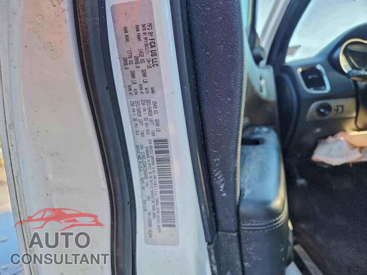DODGE DURANGO 2019 - 1C4RDJDG9KC606066