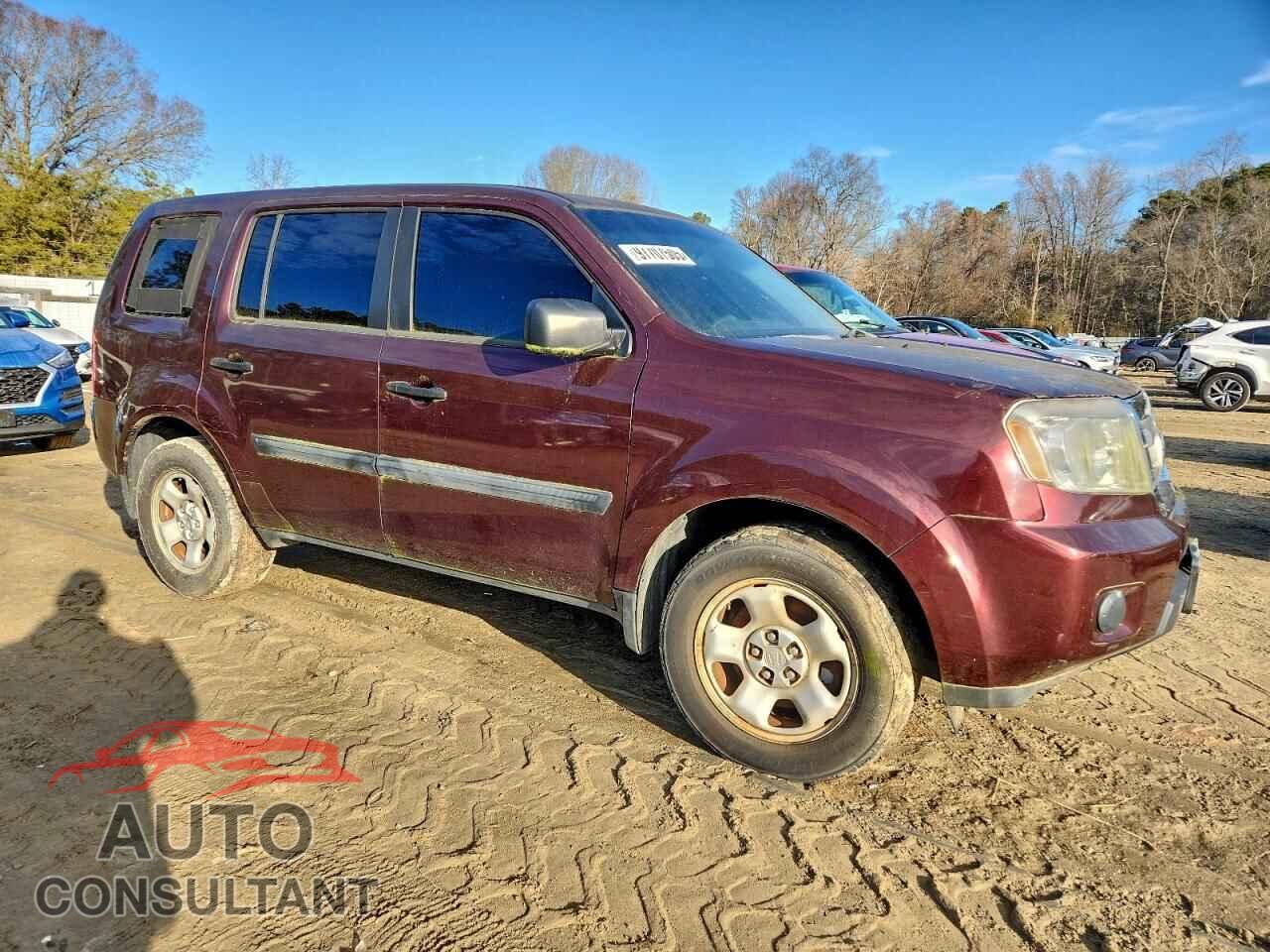 HONDA PILOT 2011 - 5FNYF3H23BB052834