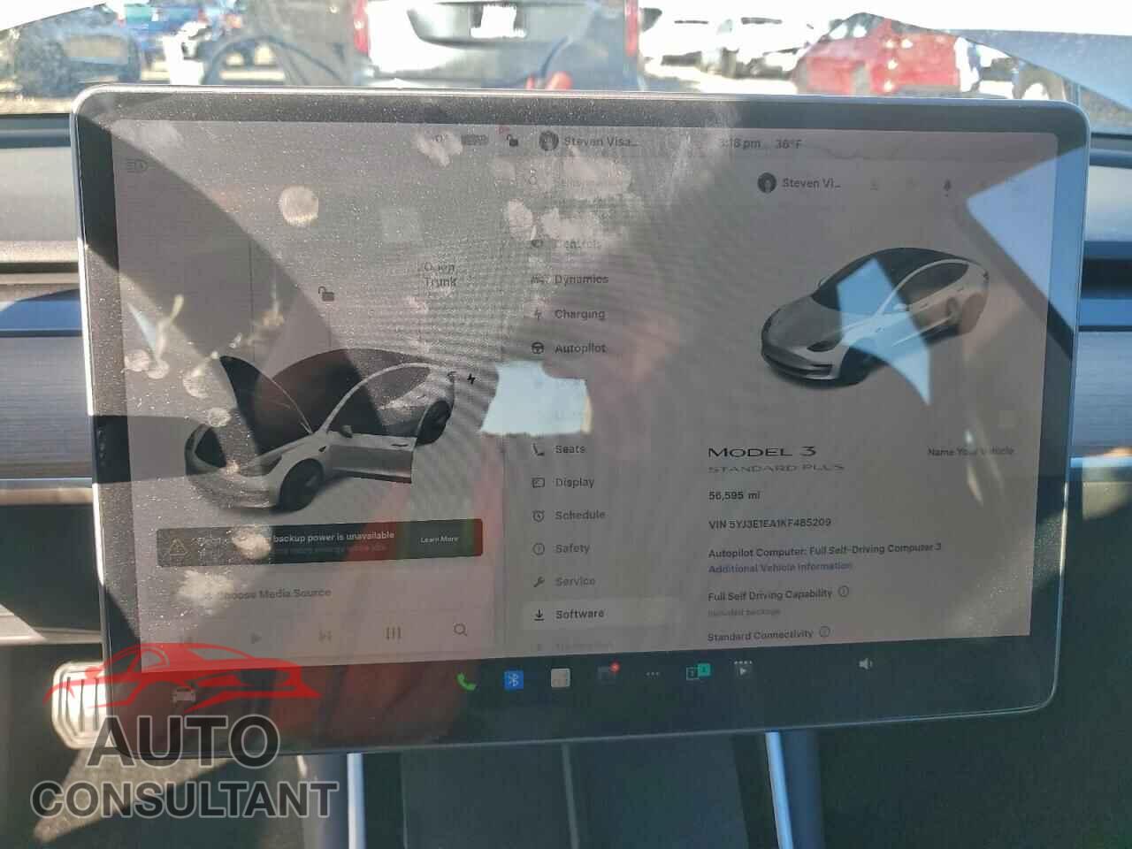 TESLA MODEL 3 2019 - 5YJ3E1EA1KF485209