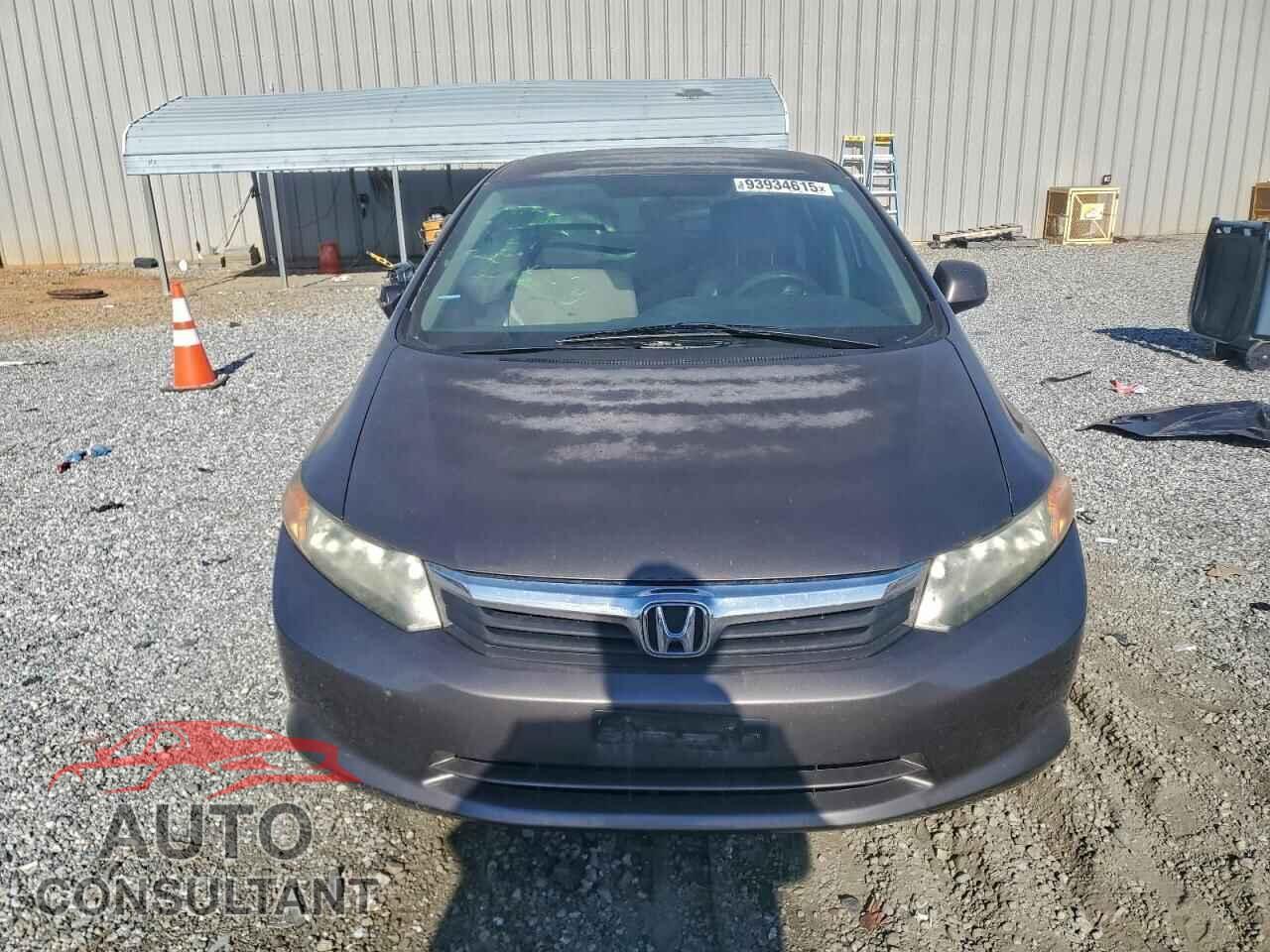 HONDA CIVIC 2012 - 19XFB2F56CE032479