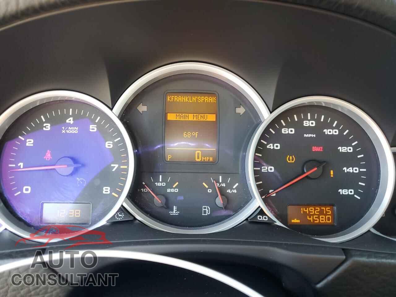 PORSCHE CAYENNE 2009 - WP1AD29P19LA64353