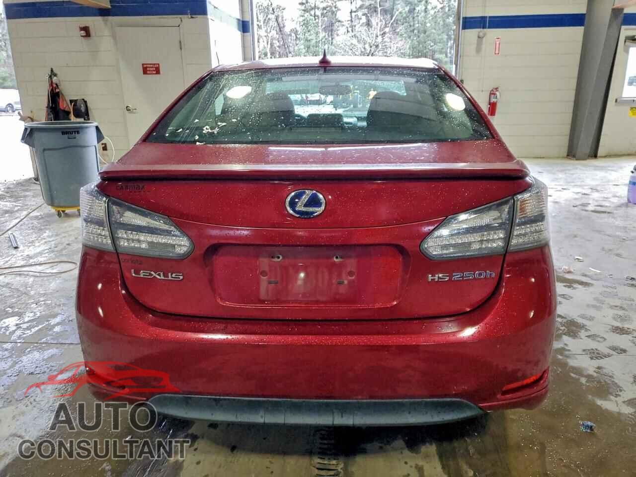 LEXUS HS 2010 - JTHBB1BA4A2012915