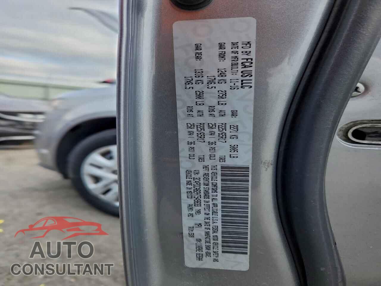 DODGE JOURNEY 2017 - 3C4PDCAB2HT549833