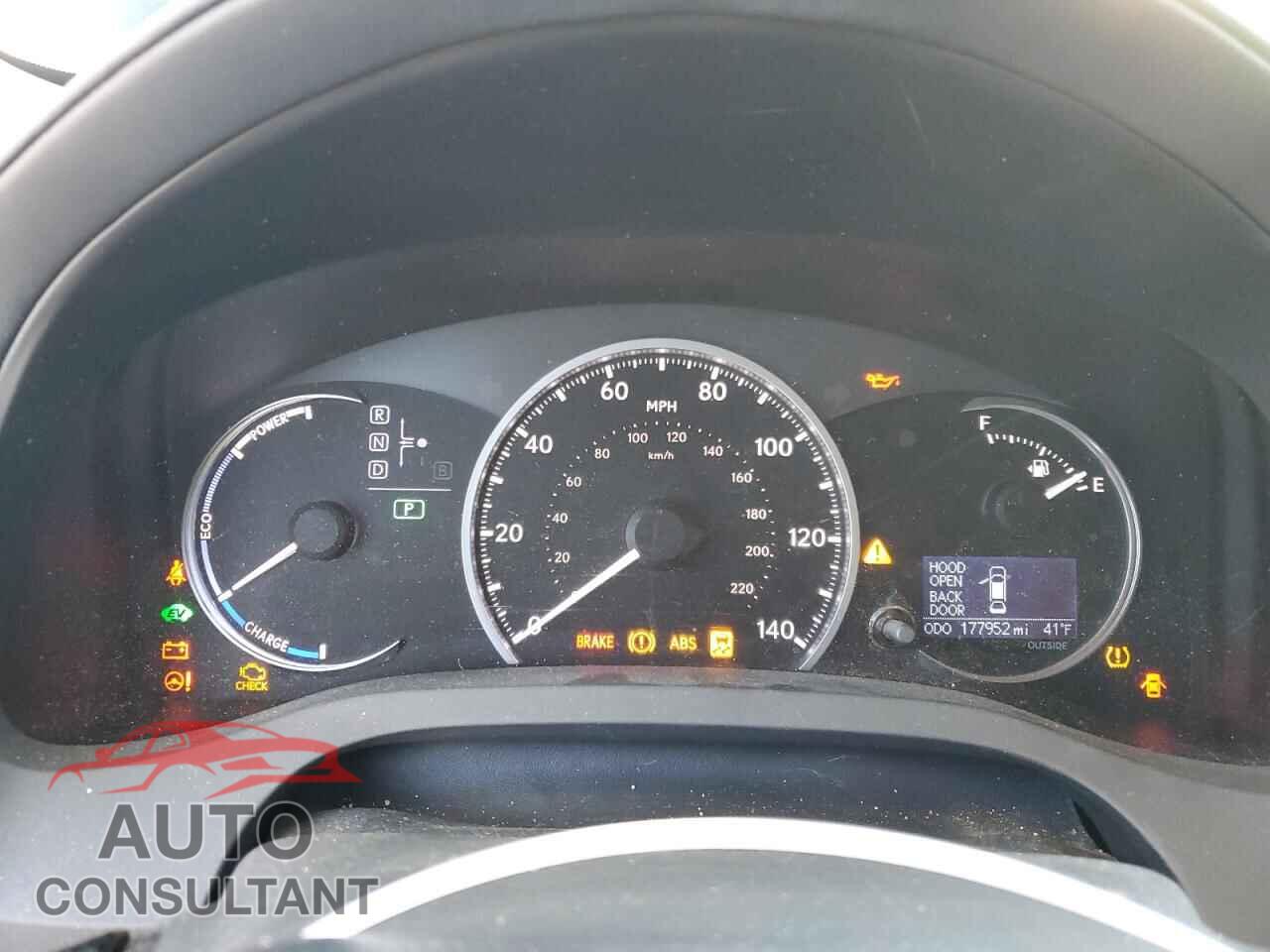 LEXUS CT 200 2012 - JTHKD5BH6C2090713