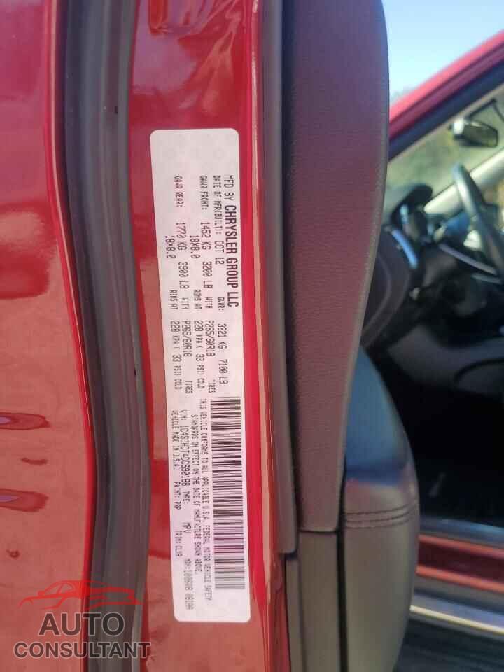 DODGE DURANGO 2013 - 1C4SDHDT4DC590188