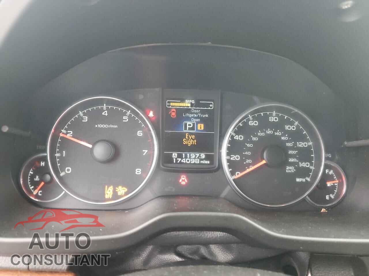 SUBARU OUTBACK 2014 - 4S4BRCNC5E3222618
