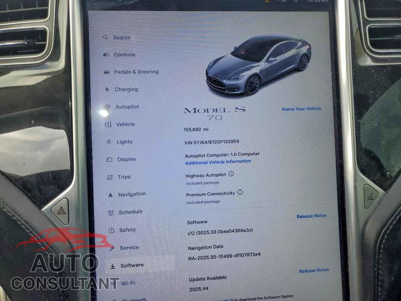 TESLA MODEL S 2016 - 5YJSA1E12GF132959