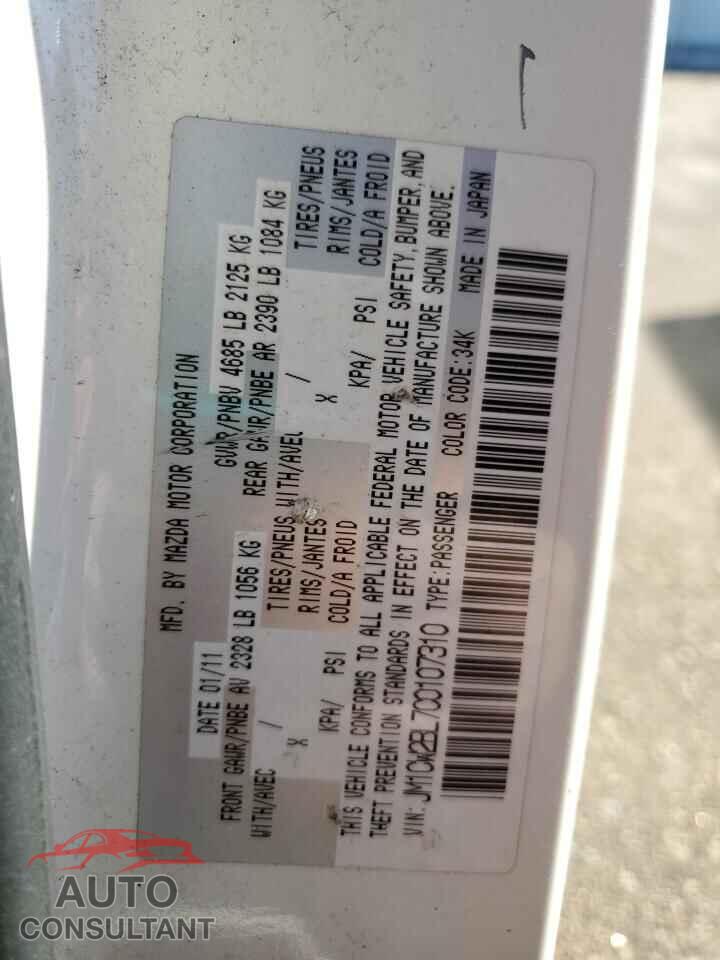 MAZDA 5 2012 - JM1CW2BL7C0107310