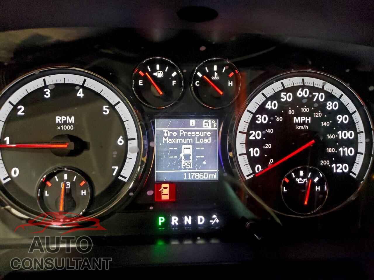 DODGE RAM 2500 2012 - 3C6TD5CT2CG126291