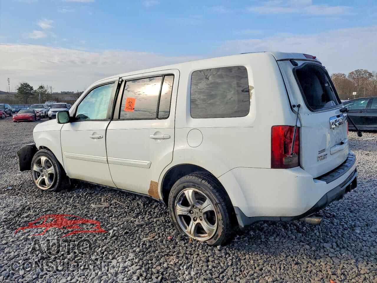 HONDA PILOT 2012 - 5FNYF3H45CB043393