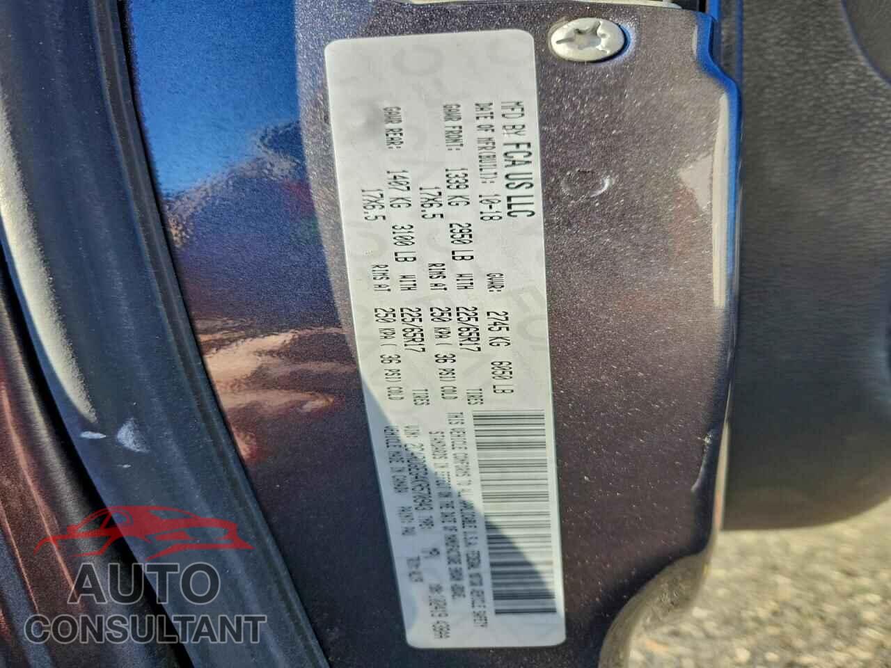 DODGE CARAVAN 2019 - 2C4RDGEG4KR570943