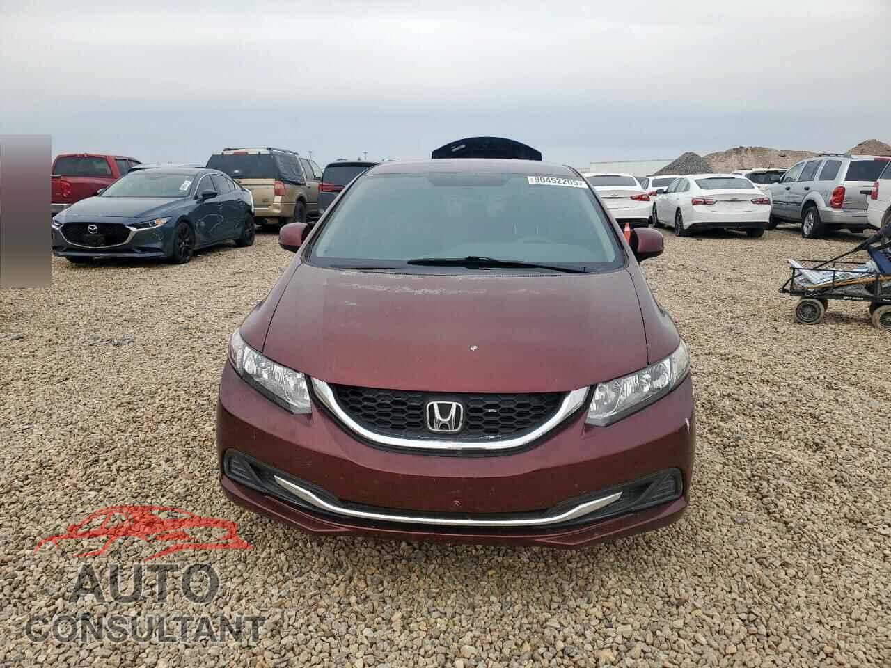 HONDA CIVIC 2013 - 19XFB2F50DE011502