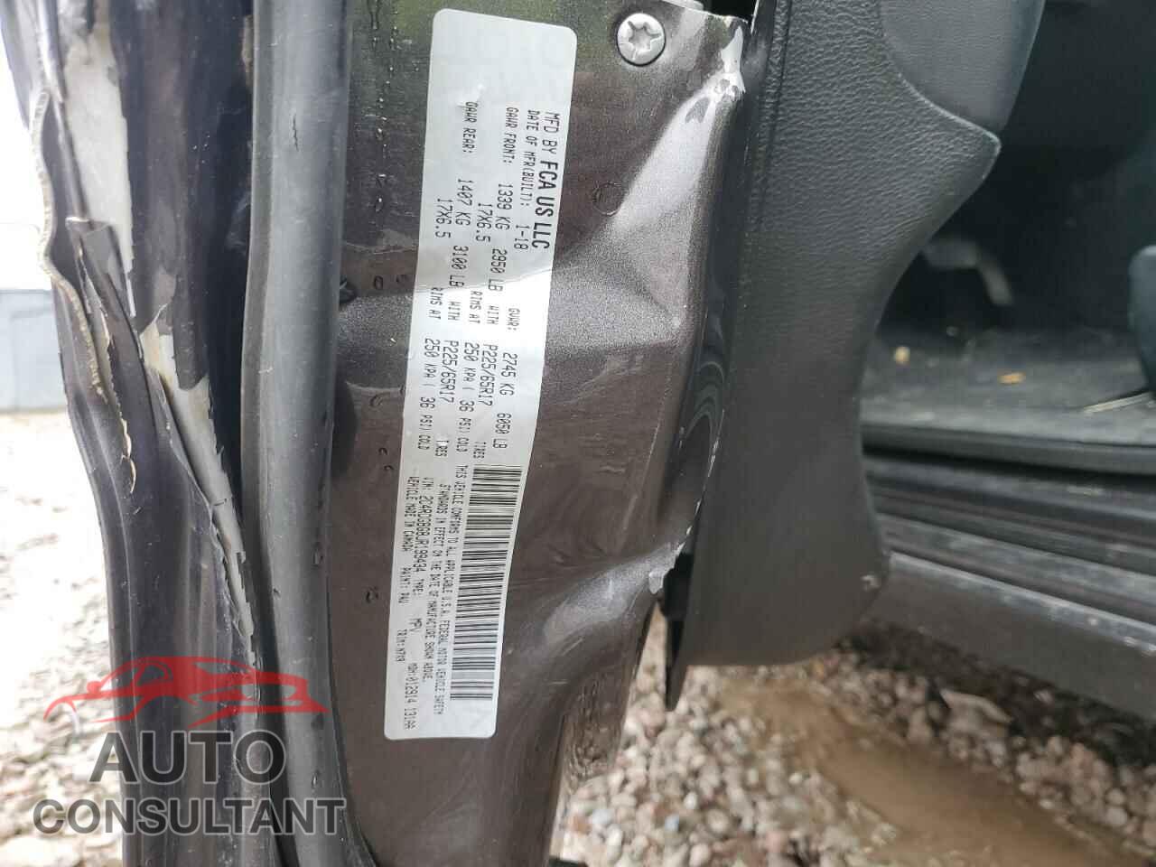 DODGE CARAVAN 2018 - 2C4RDGBG8JR199434