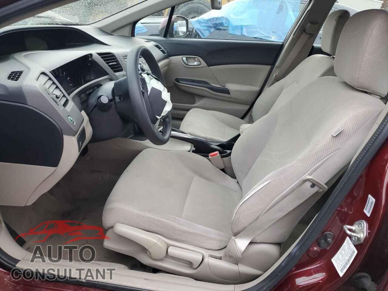 HONDA CIVIC 2012 - 2HGFB2F50CH612820