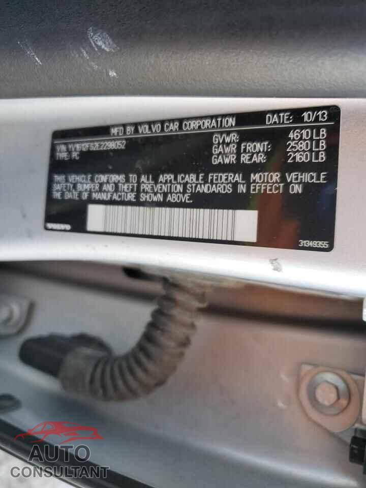 VOLVO S60 2014 - YV1612FS2E2298052