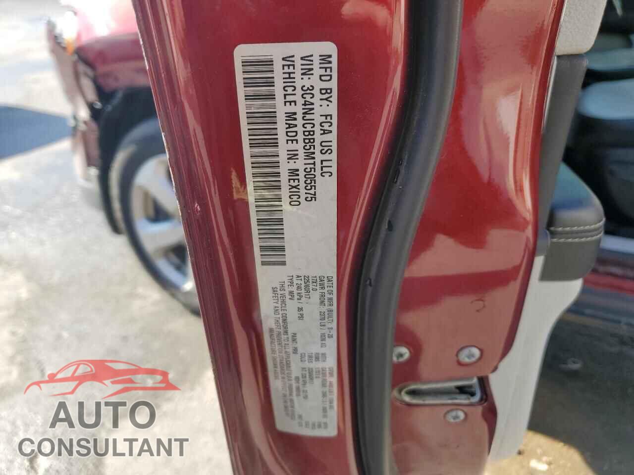 JEEP COMPASS 2021 - 3C4NJCBB5MT505575