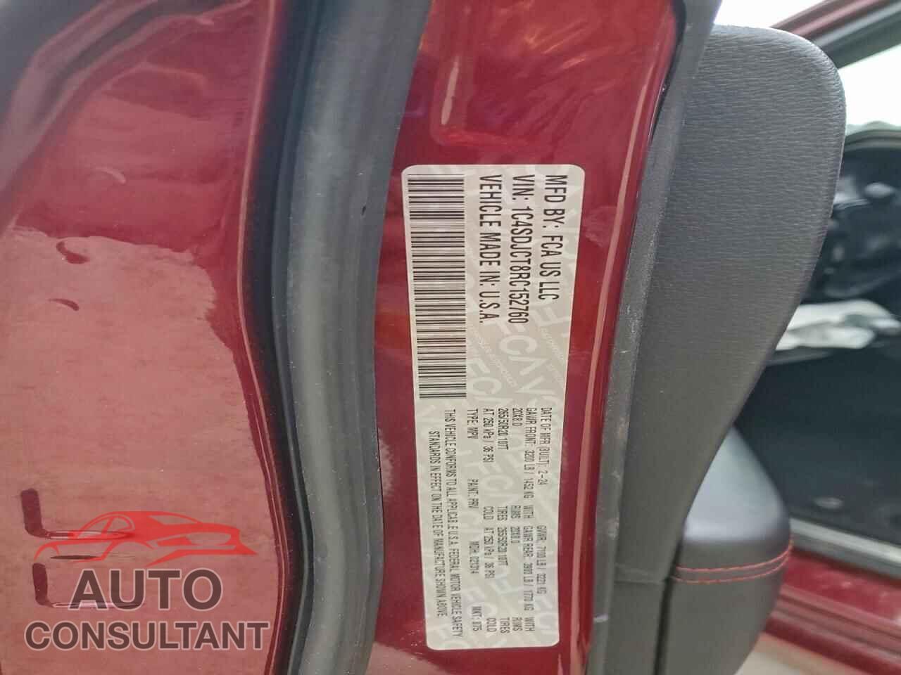 DODGE DURANGO 2024 - 1C4SDJCT8RC152760