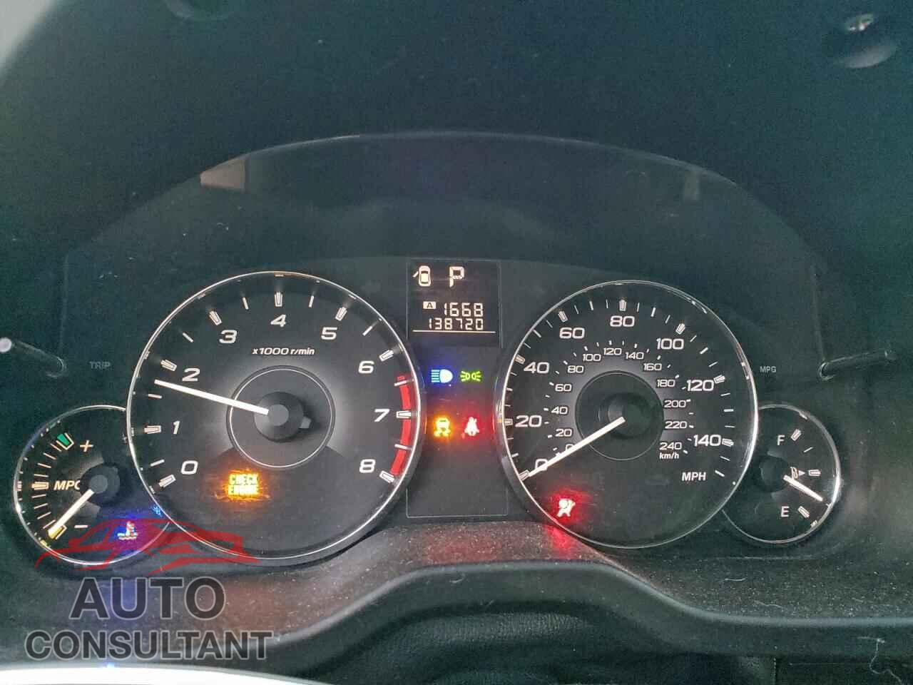 SUBARU OUTBACK 2012 - 4S4BRCBC5C3208395