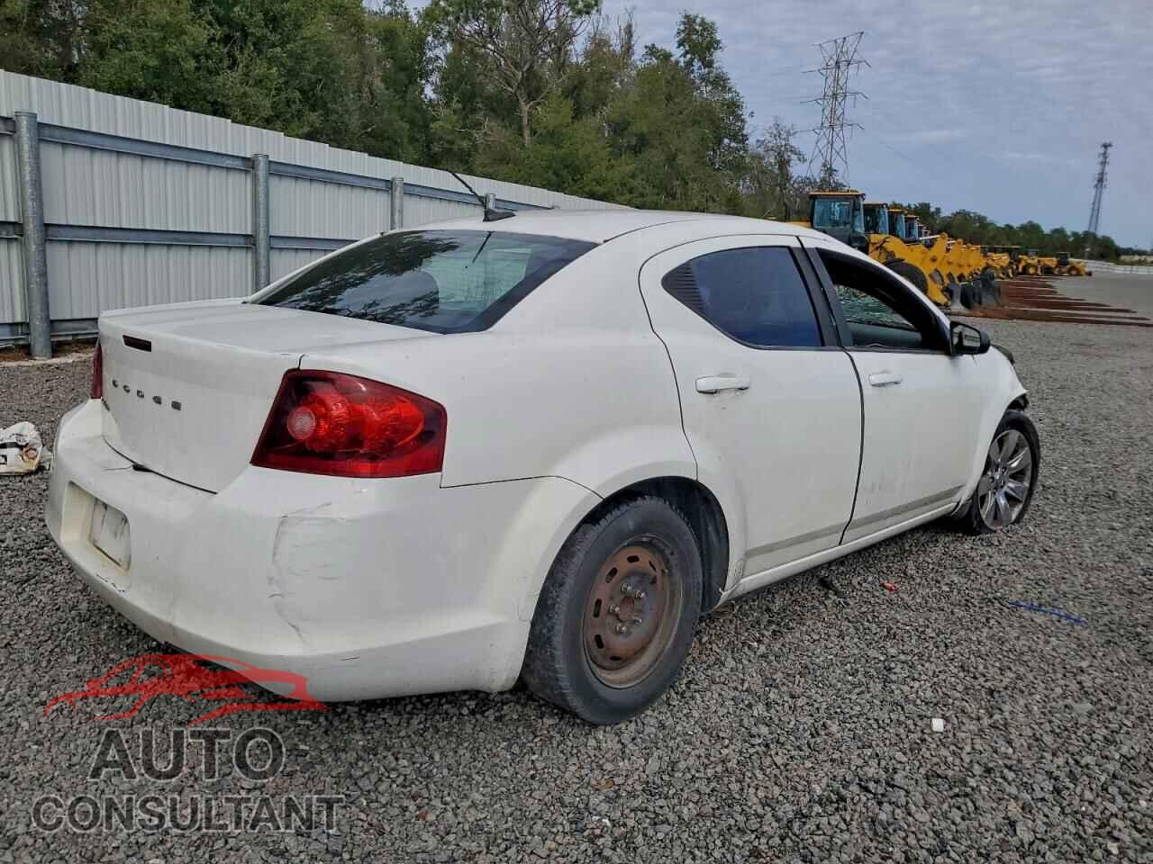 DODGE AVENGER 2013 - 1C3CDZAB8DN534978