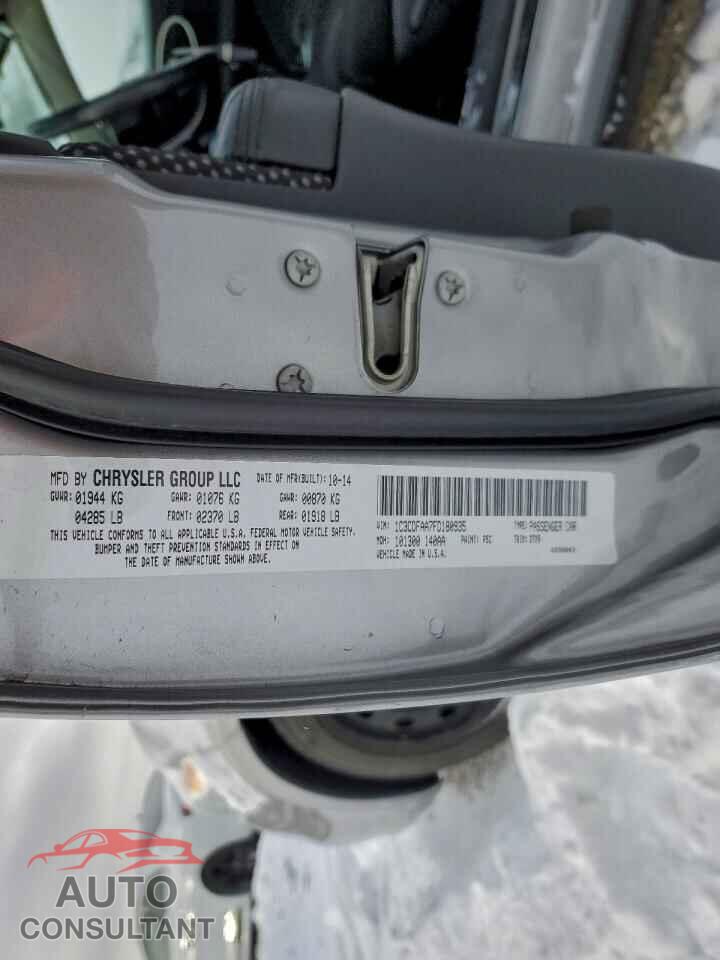 DODGE DART 2015 - 1C3CDFAA7FD180935