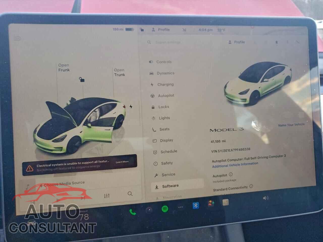TESLA MODEL 3 2023 - 5YJ3E1EA7PF486338
