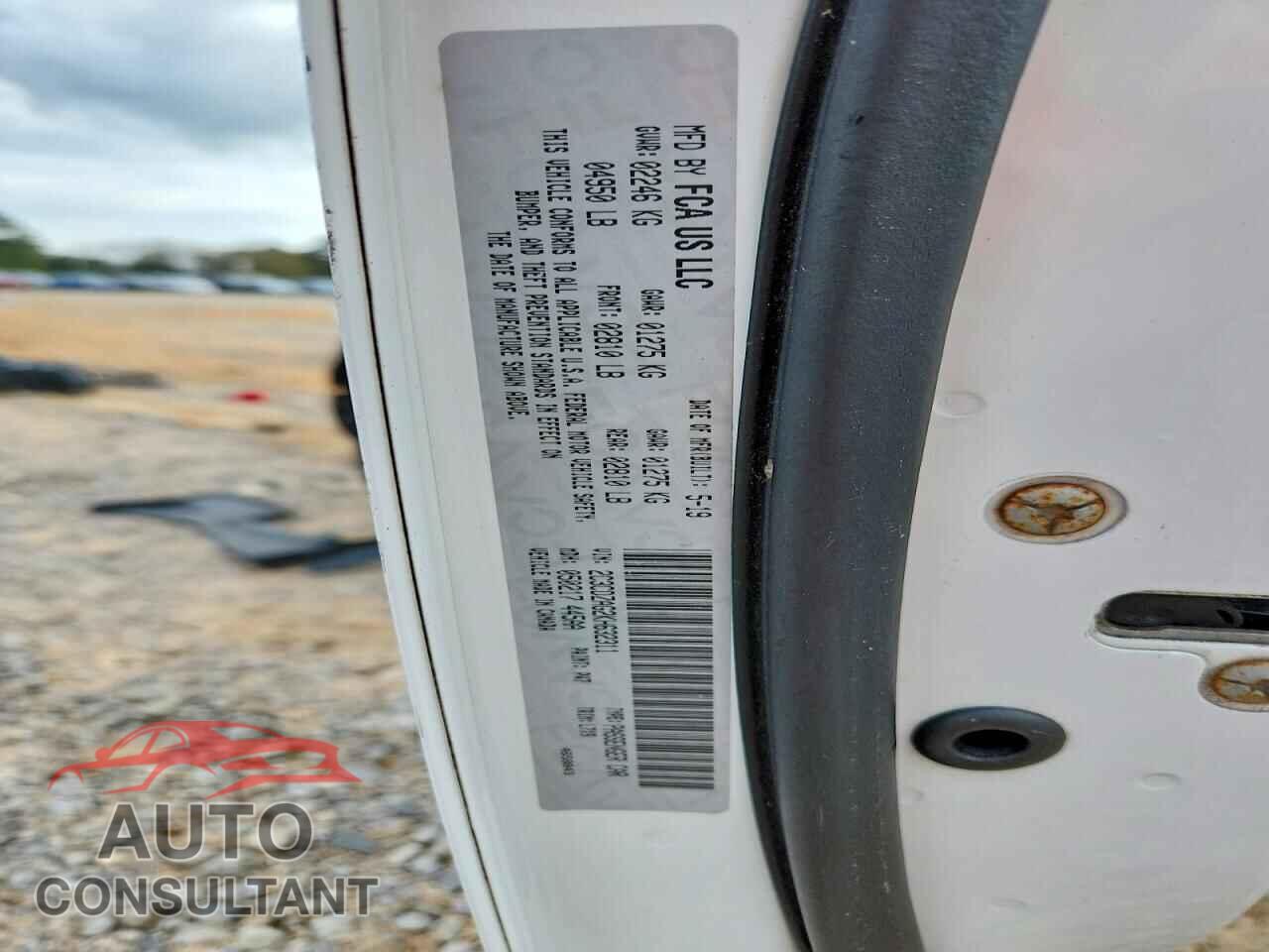 DODGE CHALLENGER 2019 - 2C3CDZAG2KH632311